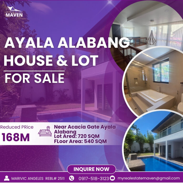 Ayala Alabang House and Lot with Swimming Pool 1 768x768